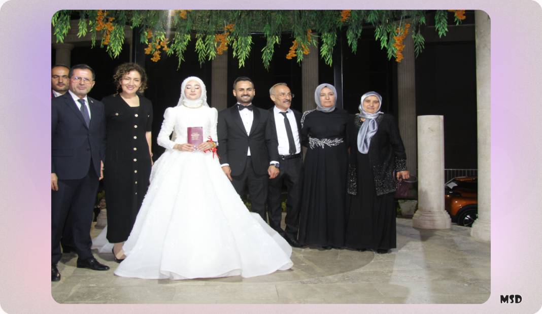 Aleyna ile Kasım evlendi 3